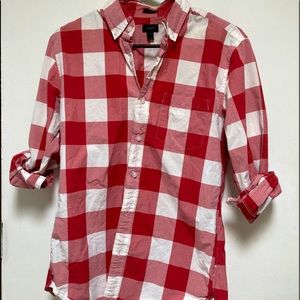 J.Crew Red Check Shirt